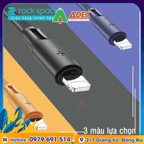 Dây cáp sạc Iphone Rockspace S1
