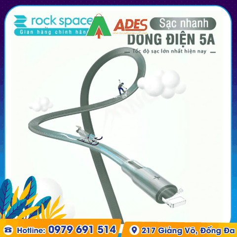 Dây cáp sạc Iphone Rockspace S1