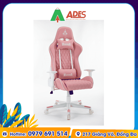 Ghế Gaming Warrior Raider Series WGC206 Plus White Pink
