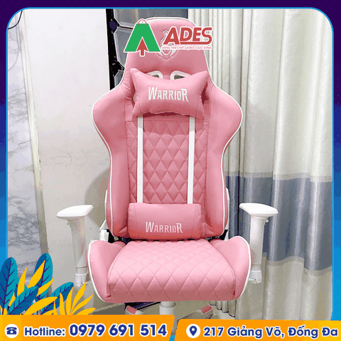 Ghế Gaming Warrior Raider Series WGC206 Plus White Pink
