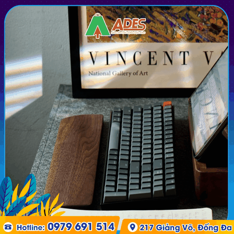 Kê tay gỗ Óc Chó HyperWork