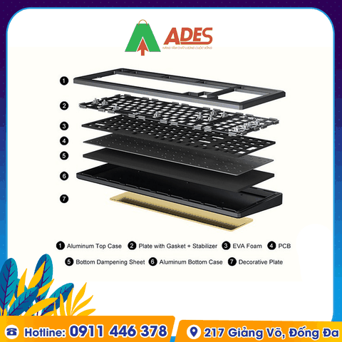 KIT bàn phím cơ AKKO MOD003