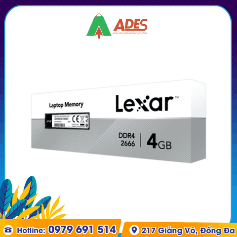 Ram Laptop Lexar 4GB DDR4 2666MHz (LD4AS004G-R2666G)
