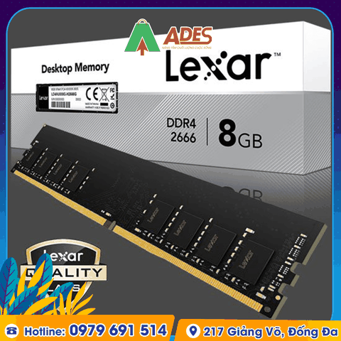 Ram Laptop Lexar 8GB DDR4 2666MHz (LD4AS008G-R2666G)