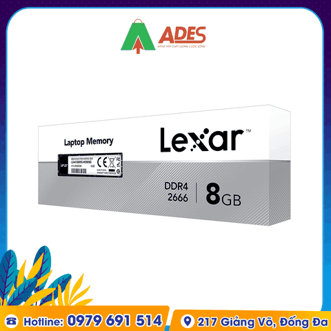 Ram Laptop Lexar 8GB DDR4 2666MHz (LD4AS008G-R2666G)