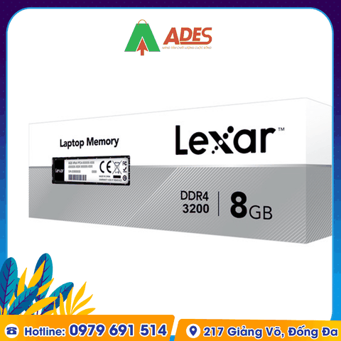 Ram Laptop Lexar 8GB DDR4 3200Mhz (LD4AS008G-R3200GSST)