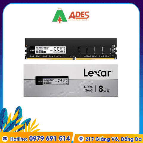 Ram PC DDR4 Lexar 8G/2666 (LD4AU008G-R2666G)