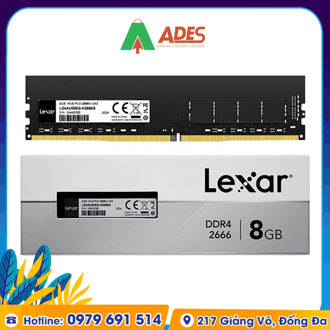 Ram PC Lexar DDR4 16GB (16GB x1) 3200Mhz (LD4AU0016G-B3200GSST)