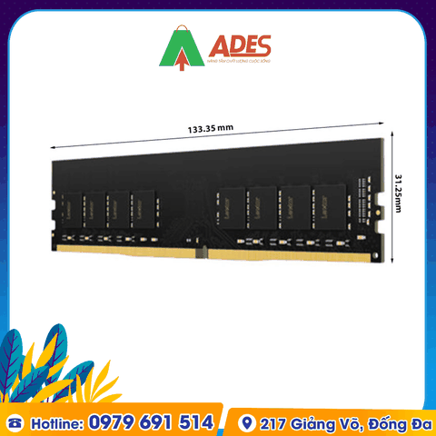 Ram PC Lexar 8GB (1x8GB) DDR4 3200Mhz (LD4BU008G-R3200GSXG)