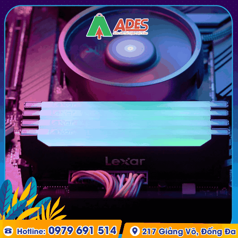 Ram PC Lexar 32GB(2 x 16GB) DDR4 3200MHz (LD4BU016G-R3200GDLH)