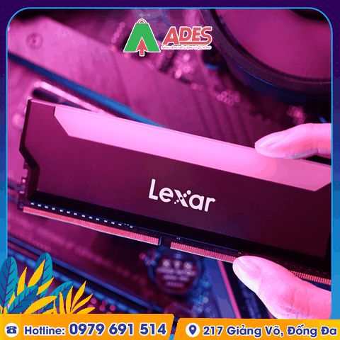 Ram PC Lexar 32GB(2 x 16GB) DDR4 3200MHz (LD4BU016G-R3200GDLH)