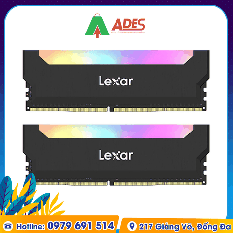 Ram PC Lexar 32GB(2 x 16GB) DDR4 3200MHz (LD4BU016G-R3200GDLH)