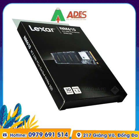 Ổ cứng SSD Lexar NM610 M.2 PCIe Gen3 x4 NVMe 1TB (LNM610-1TRB)