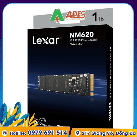Ổ cứng SSD Lexar LNM620 1TB M.2 2280 NVME (LNM620X001T-RNNNG)