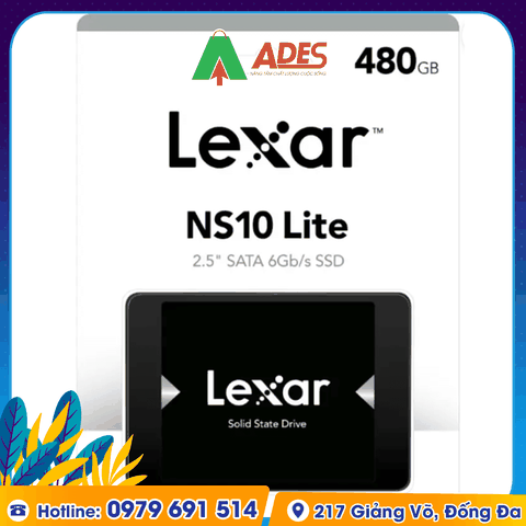 Ổ cứng SSD 480G Lexar NS10 Lite (LNS10LT-480BCN)