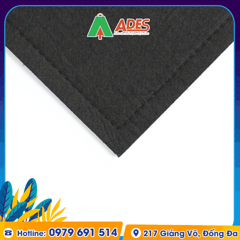 Lót chuột HyperWork Bằng Vải Nỉ (Đen-Xám Ghi)