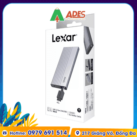 Box SSD Lexar E10 M2 NVMe SATA/PCIe