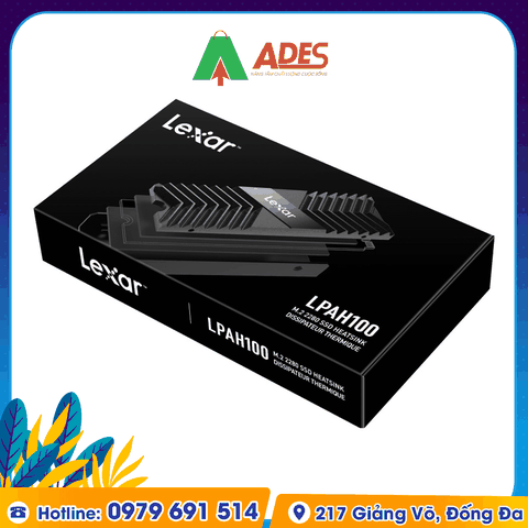 Thanh tản nhiệt bằng nhôm dùng cho ổ cứng LEXAR NVME LPAH100-RNBNG