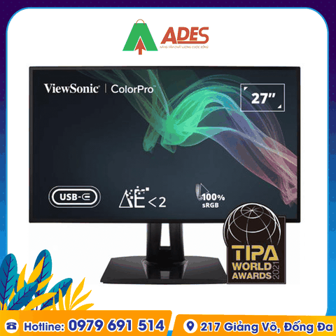 Màn hình máy tính ViewSonic VP2768A 27 inch 2K USBC- chuyên đồ họa