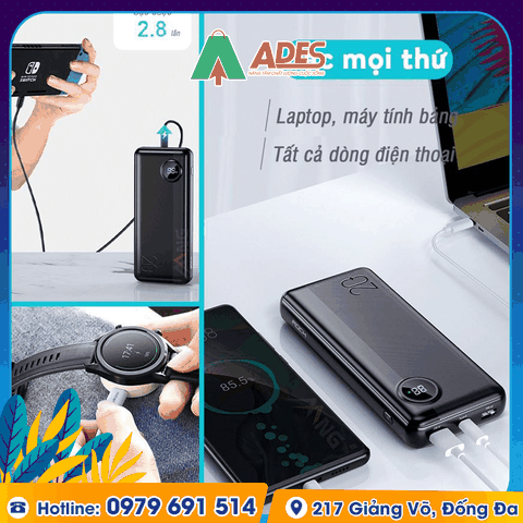 Pin sạc dự phòng Rockspace P75 20000mAh