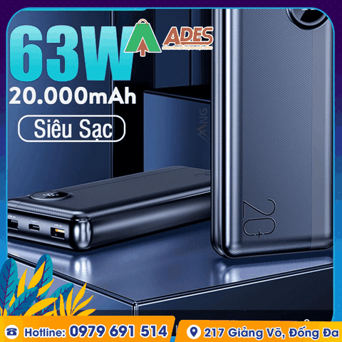 Pin sạc dự phòng Rockspace P75 20000mAh