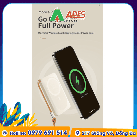 Pin sạc dự phòng không dây magensafe Rockspace P89 10000mAh