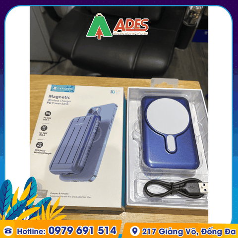 Pin sạc dự phòng không dây Rockspace P99 10000mAh