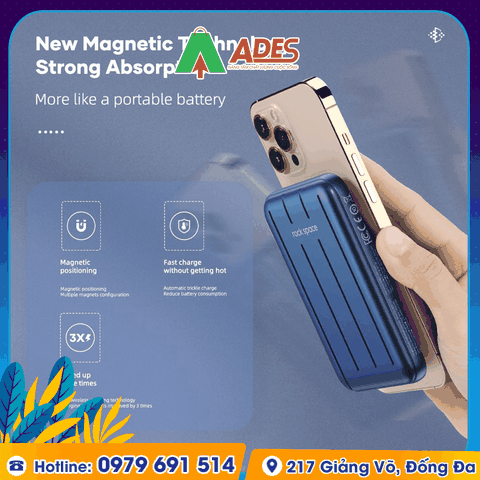 Pin sạc dự phòng không dây Rockspace P99 10000mAh