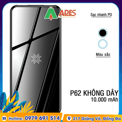 Pin sạc dự phòng không dây Rockspace P62 10000mAh