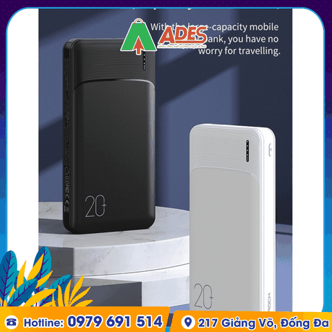 Pin sạc dự phòng sạc nhanh PD 20W Rockspace P200 dung lượng 20000mAh