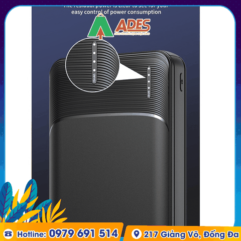 Pin sạc dự phòng sạc nhanh PD 20W Rockspace P200 dung lượng 20000mAh