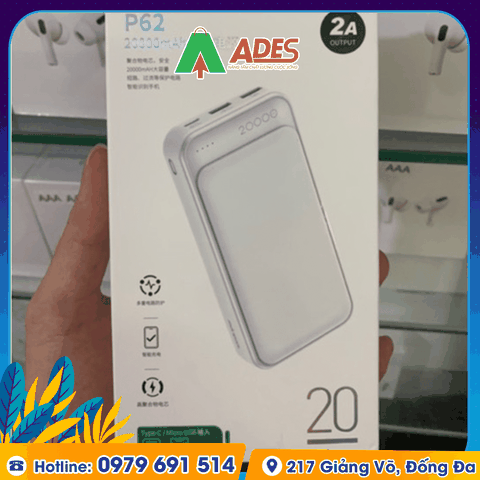 Pin sạc dự phòng Rockspace P65 20000mAh