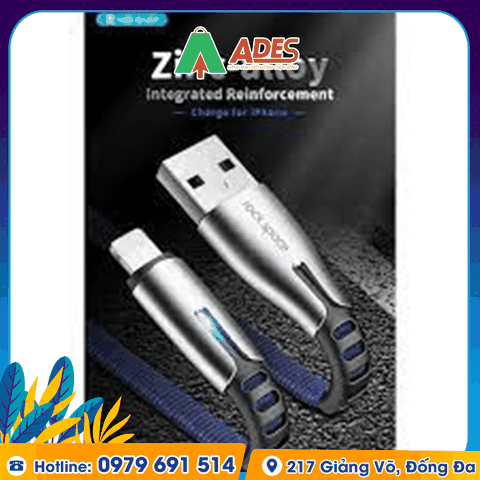 Dây cáp sạc Rockspace M2 cổng Lightning