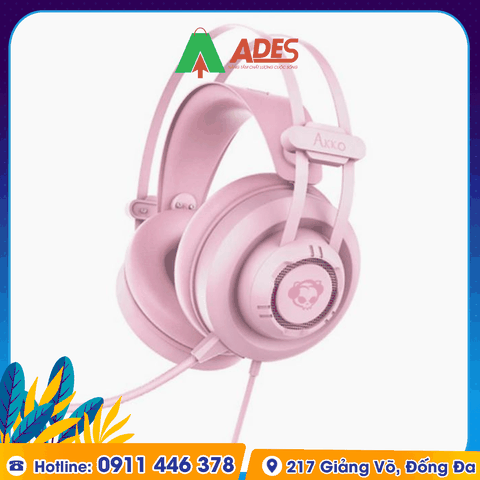 Tai nghe AKKO AD701 - Pink