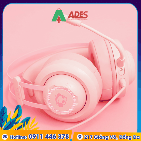 Tai nghe AKKO AD701 - Pink