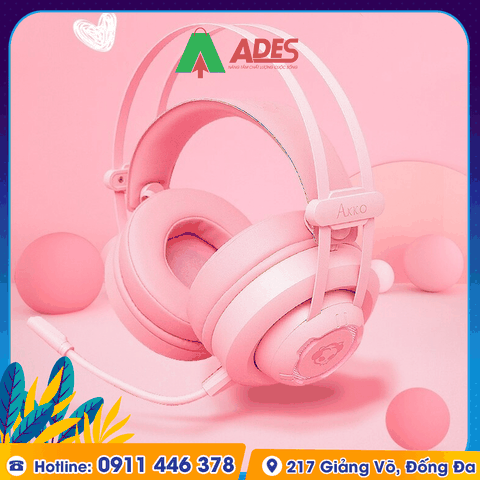 Tai nghe AKKO AD701 - Pink