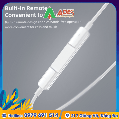 Tai nghe có dây Rockspace ES06 chuẩn cắm lightning