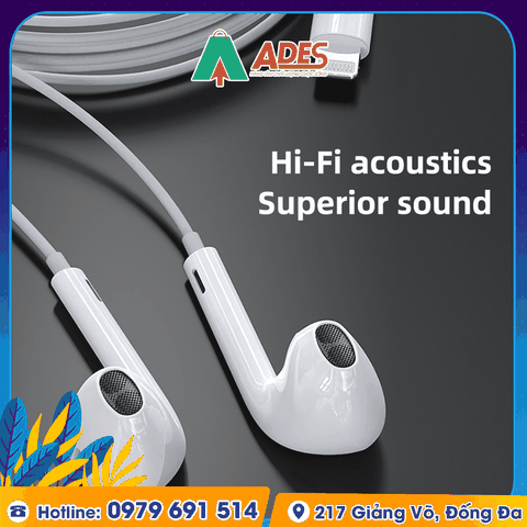 Tai nghe có dây Rockspace ES06 chuẩn cắm lightning