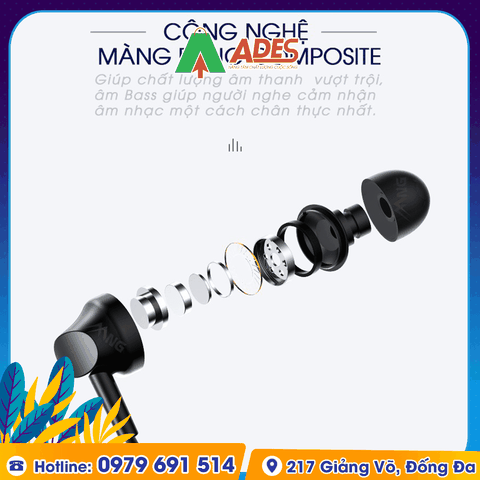 Tai nghe nhét tai có dây Rockspace ES01 Stereo Earphone