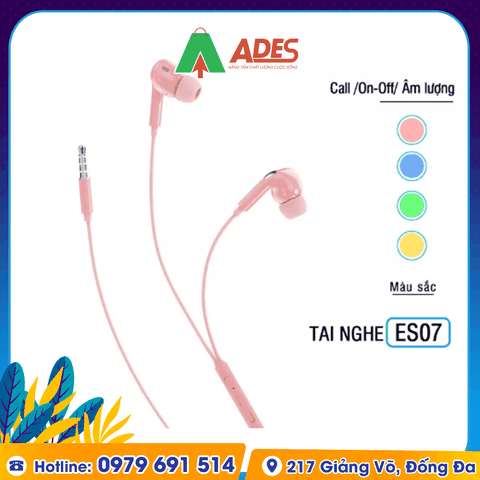 Tai nghe nhét tai có dây Rockspace ES07