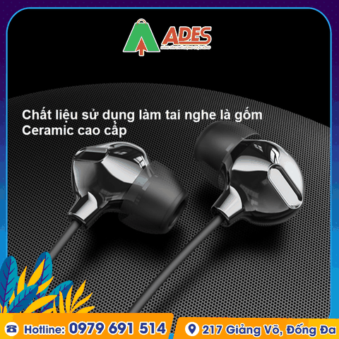 Tai nghe nhét tai có dây Rockspace Obsidian