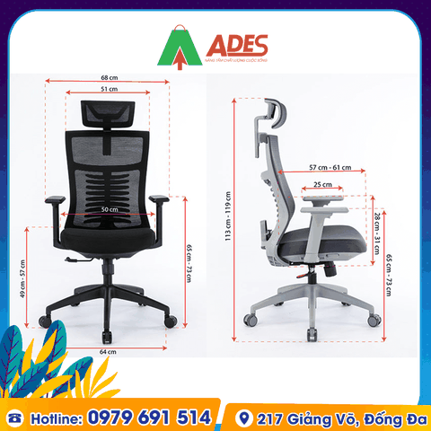 Ghế Ergonomic Warrior Hero series WEC502