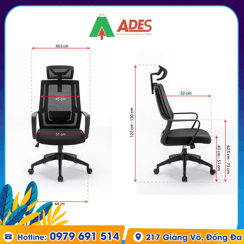 Ghế Gaming Warrior WOC102 Black