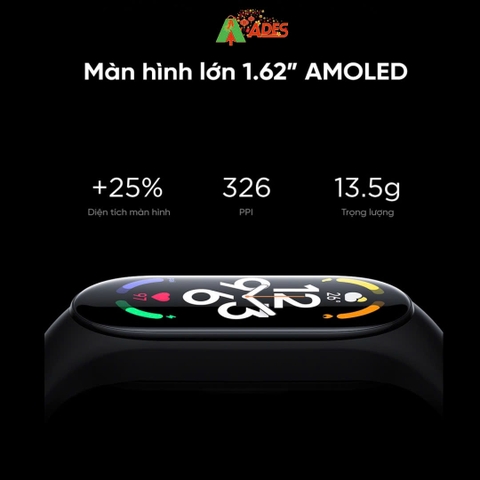 Mi Smart Band 7 Global Đen - Đồng Hành Cùng Sức Khỏe & Phong Cách