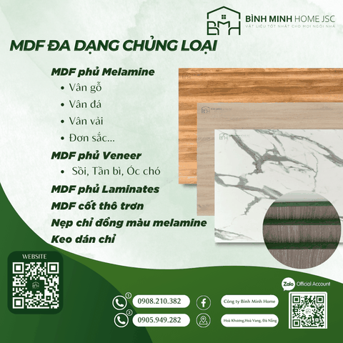 MDF LÀ GÌ & TÌM HIỂU VỀ SẢN PHẨM MDF TẠI BMH