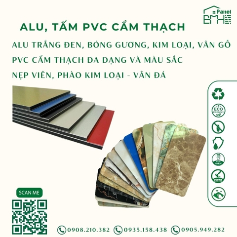 Vì Sao Alu và Tấm PVC Cẩm Thạch Được Ưa Chuộng Trong Trang Trí Nội Thất?