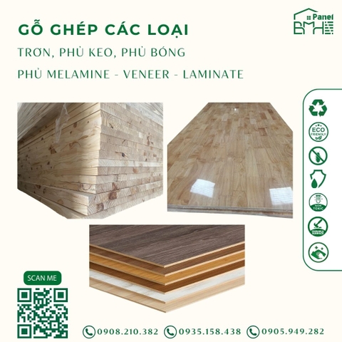 Gỗ Ghép BMH Panel - Lựa Chọn Hàng Đầu Cho Nội Thất Sang Trọng và Bền Bỉ