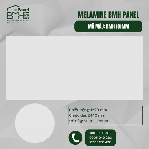 BMH 101MM - TRẮNG XÁM NHẸ (LIGHT GREYISH WHITE)