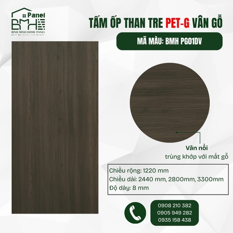 BMH PG01DV - PETG VÂN GỖ ÓC CHÓ