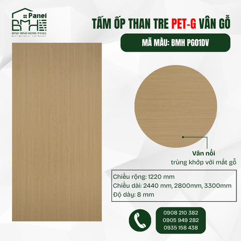 BMH PG01DV - PETG VÂN GỖ ÓC CHÓ